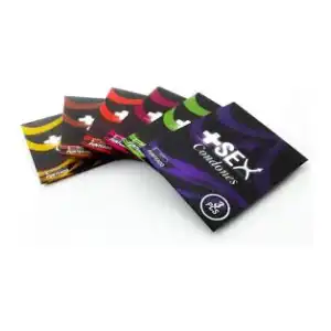 CAJITA CONDONES (3 UNIDADES) PRESERVATIVO MASSEX con diferentes aromas miniatura 7